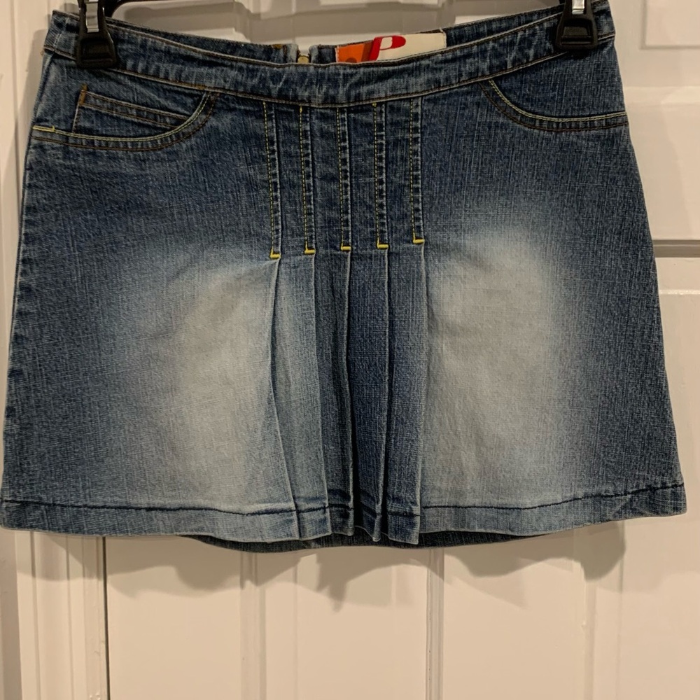 Denim Mini Skirt